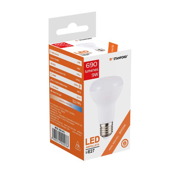 Ampolleta Led Reflectora R63 9Watts E27 Stanford